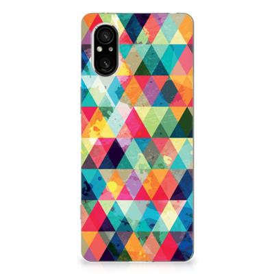 Sony Xperia 5 V | TPU bumper | Geruit