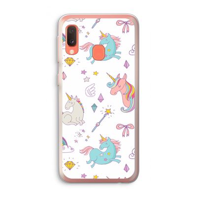 Fantasiewereld: Samsung Galaxy A20e Transparant Hoesje
