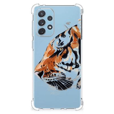 Back Cover Samsung Galaxy A73 Watercolor Tiger