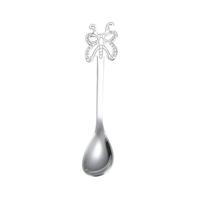 Multicolor RVS Butterfly koffie lepel fruit koud drankje ijs dessert theelepel kleur: zilver
