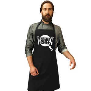 Master chef keukenschort zwart heren en dames