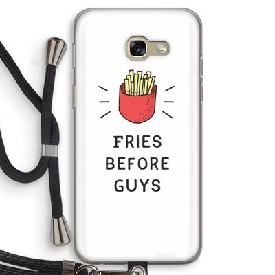 Fries before guys: Samsung Galaxy A5 (2017) Transparant Hoesje met koord