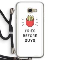 Fries before guys: Samsung Galaxy A5 (2017) Transparant Hoesje met koord