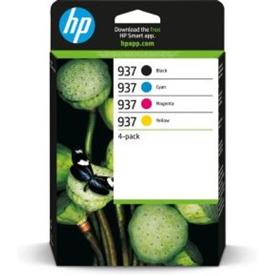 HP 937 originele CMYK-inktcartridge 4 stuks