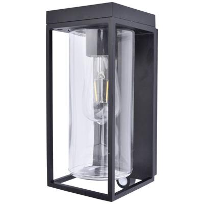 Lutec 6988804012 FLAIR Wandlamp op zonne-energie met bewegingsmelder LED E27 3 W Zwart