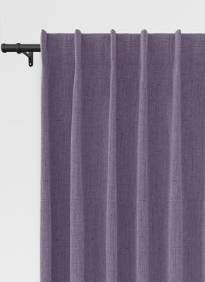 Orkney gordijn - Purple met Enkele plooi