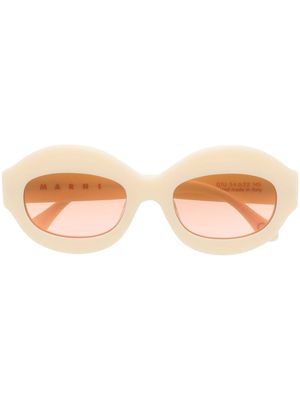 Retrosuperfuture x Marni lunettes de soleil Ik Kil Cenote - Tons neutres