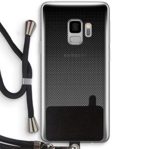 Musketon Halftone: Samsung Galaxy S9 Transparant Hoesje met koord