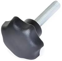 Gripbout m6x25mm zwt - Deltafix