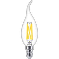 PHILIPS - LED Lamp E14 - MASTER LED E14 Gebogen-Tip Kaars Filament Helder 3.4W 470lm - 922-927 Dim to Warm 2200K-2700K - - thumbnail