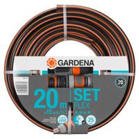 Gardena Flex slang (5/8), 20m + armaturen 18044-26