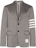 Thom Browne blazer droit à détails rayés - Gris - thumbnail