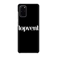 Topvent Zwart: Volledig geprint Samsung Galaxy S20 Plus Hoesje Topvent Zwart: Volledig geprint Samsung Galaxy S20 Plus Hoesje