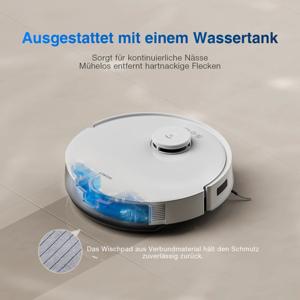 Ecovacs DEEBOT N20 robotstofzuiger 0,4 l Zakloos Wit