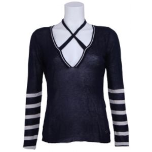 Longsleeve driehoek - Amy Gee - Shirts en tops - Blauw