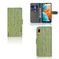 Huawei Y6 (2019) | Book Style Case | Green Wood