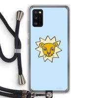 Kleine leeuw: Samsung Galaxy A41 Transparant Hoesje met koord