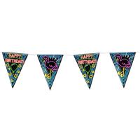 Paperdreams Neon Party Flag - Happy Birthday - thumbnail