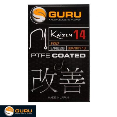 Guru Guru Kaizen Eyed Hook Size 14 (Barbless/Eyed)