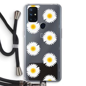 Margrietjes: OnePlus Nord N10 5G Transparant Hoesje met koord