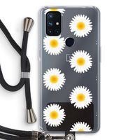 Margrietjes: OnePlus Nord N10 5G Transparant Hoesje met koord
