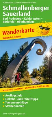 Wandelkaart 492 Schmallenberger Sauerland | Publicpress