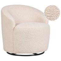 Beliani - DAVIK - Fauteuil - Beige|Zwart - Polyester - thumbnail