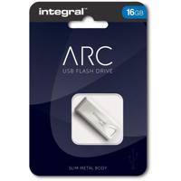 Integral ARC USB stick 2.0, 16 GB, zilver