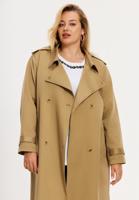 Yoek Trenchcoat mets | Bruin | Maat 46/48