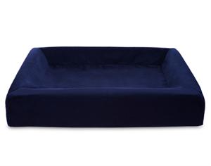 BIA BED ROYAL FLUWEEL OVERTREK HONDENMAND NAVY BIA-70 85X70X15 CM