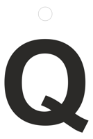 Metafranc Plakletter 35Mm Zwart Q - WU0511320 Metafranc Plakletter 35Mm Zwart Q - WU0511320