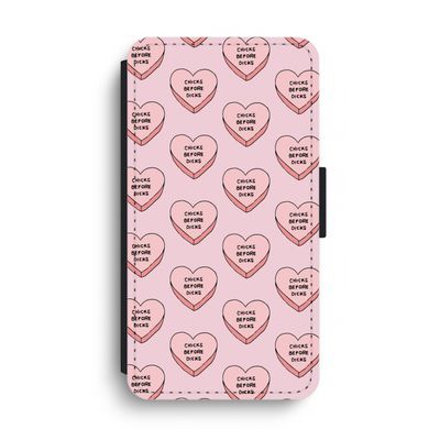 Chicks before dicks: iPhone XS Max Flip Hoesje