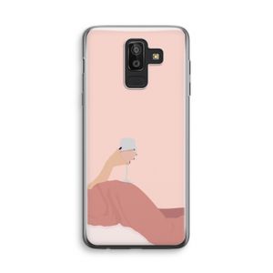 Wine: Samsung Galaxy J8 (2018) Transparant Hoesje