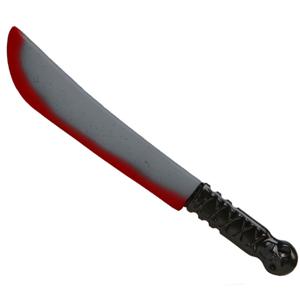 Grote machete/mes - plastic - 41 cm - Halloween/ridders verkleed wapens accessoires