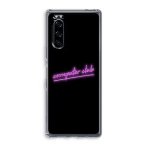 Vice Black: Sony Xperia 5 Transparant Hoesje