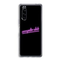 Vice Black: Sony Xperia 5 Transparant Hoesje