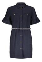 NoBell Meisjes jurk - Masa - Navy blauw