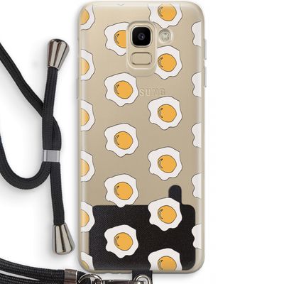 Bacon to my eggs #1: Samsung Galaxy J6 (2018) Transparant Hoesje met koord