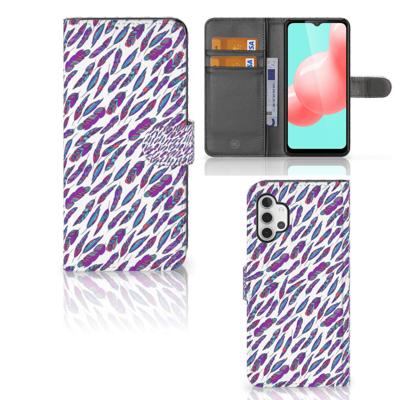 Samsung Galaxy A32 5G | Telefoon Hoesje | Feathers Color Samsung Galaxy A32 5G | Telefoon Hoesje | Feathers Color