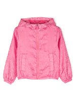 Moschino Kids veste à logo en jacquard - Rose - thumbnail