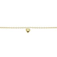 Karma Armband 3D Heart Goud - thumbnail