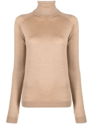 ARMARIUM pull en maille fine à col roulé - Tons neutres
