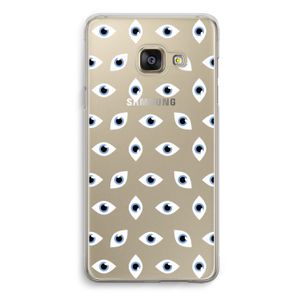 Eyes pattern: Samsung Galaxy A3 (2016) Transparant Hoesje
