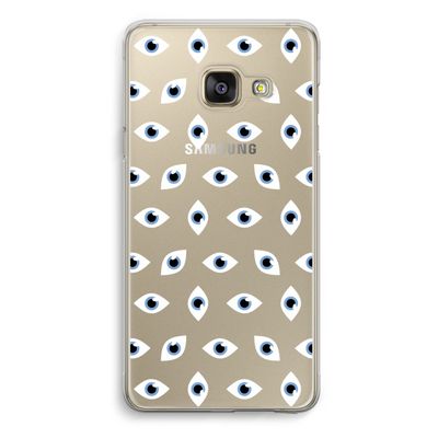 Eyes pattern: Samsung Galaxy A3 (2016) Transparant Hoesje