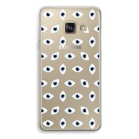 Eyes pattern: Samsung Galaxy A3 (2016) Transparant Hoesje Eyes pattern: Samsung Galaxy A3 (2016) Transparant Hoesje