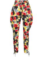 CHANEL Pre-Owned pantalon à fleurs - Multicolore