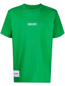 izzue t-shirt à logo imprimé - Vert