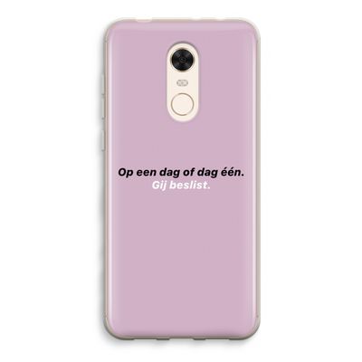 gij beslist: Xiaomi Redmi 5 Transparant Hoesje