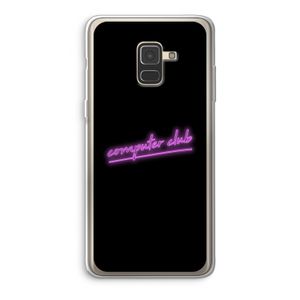 Vice Black: Samsung Galaxy A8 (2018) Transparant Hoesje
