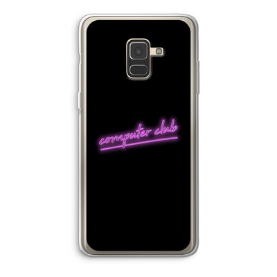 Vice Black: Samsung Galaxy A8 (2018) Transparant Hoesje